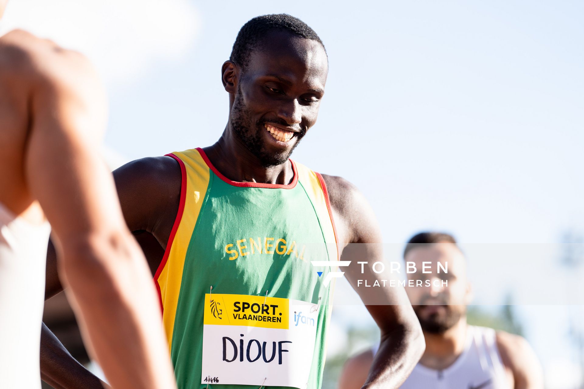 Cheikh Tidiane DIOUF (Senegal) am 28.05.2022 waehrend der World Athletics Continental Tour IFAM Oordegem in Oordegem